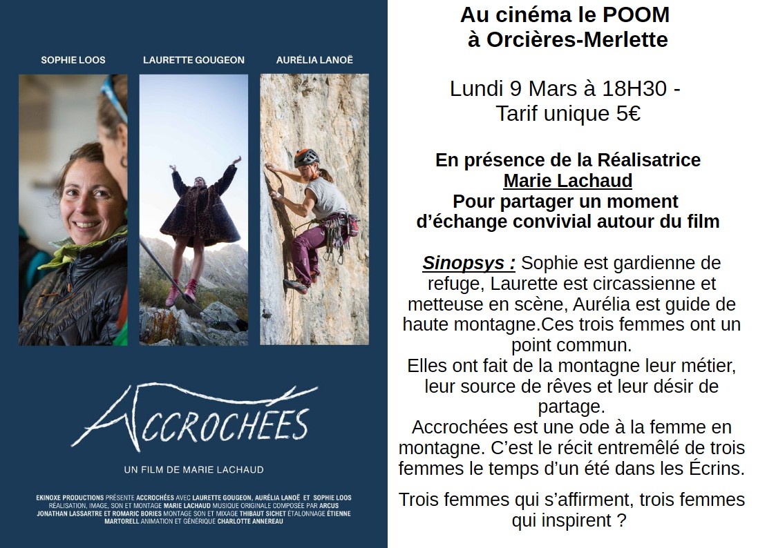 Projection : Accroch�e en pr�sence de la r�alisatrice !