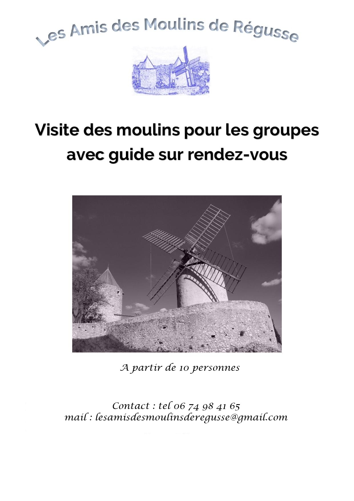 Visite guid�e du Moulin pour les groupes