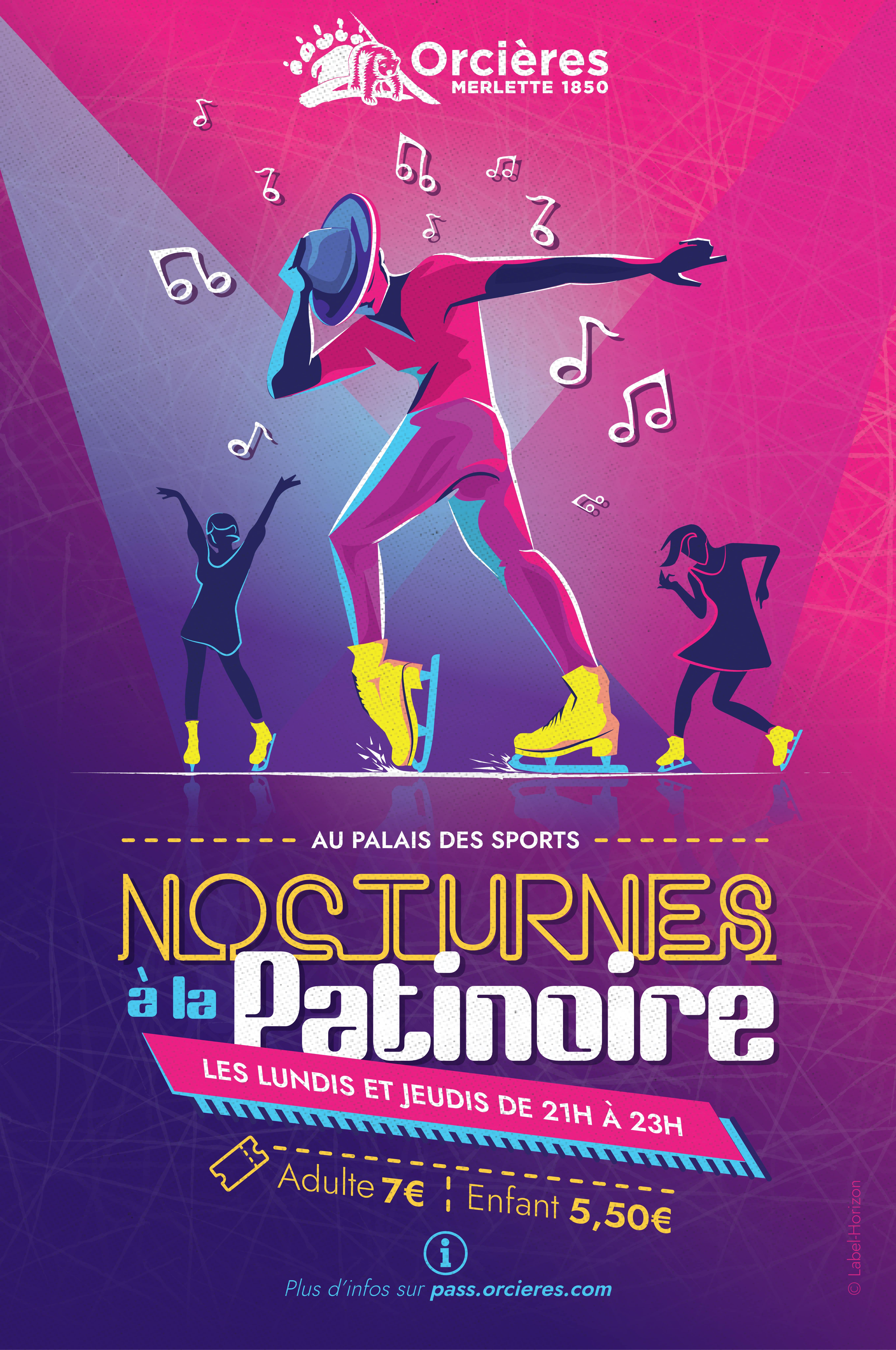 La nocturne de la patinoire !