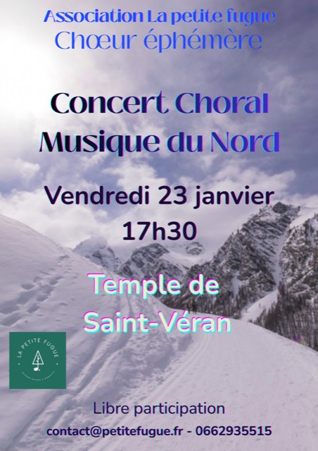 Concert chorale Musiques du Nord