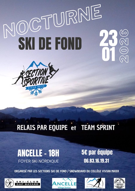 Course nocturne de ski de fond