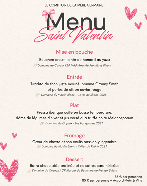 La Saint Valentin au Comptoir de la M�re Germaine