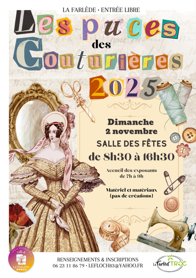 Les puces des couturires et loisirs cratifs