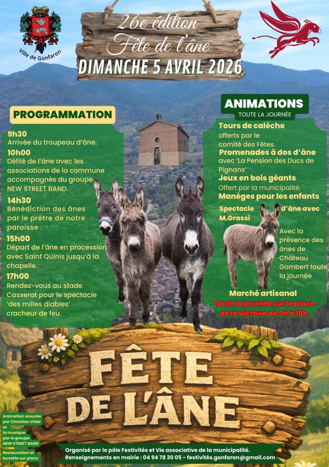 F�te de l'�ne � Gonfaron