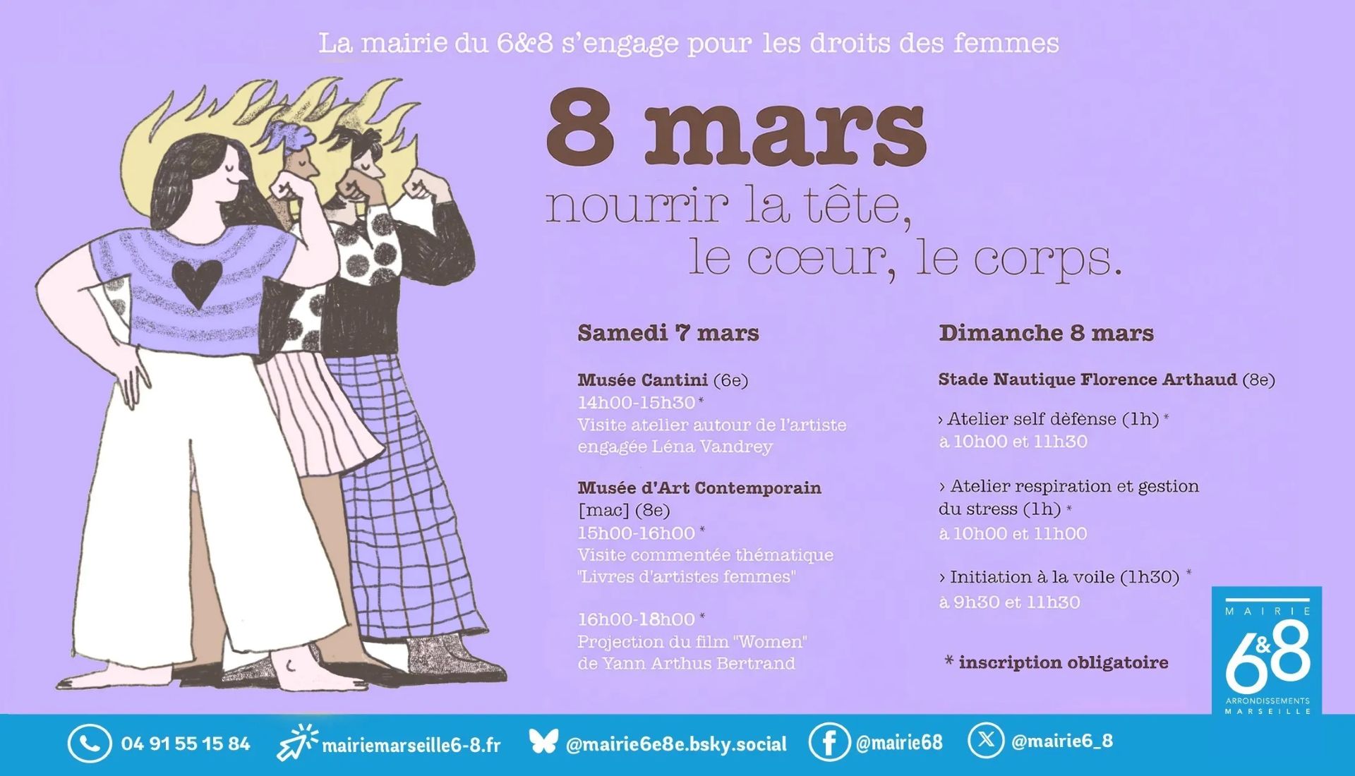 Journ�e Internationale des Droits de la Femme dans le 6&8