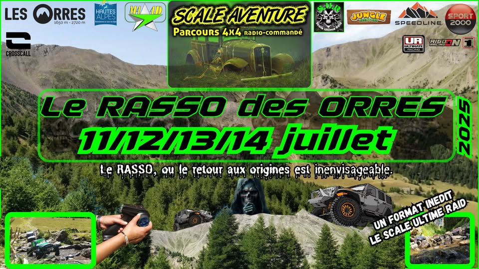 RASSO des Orres - Rallye Raid 4x4 radiocommands