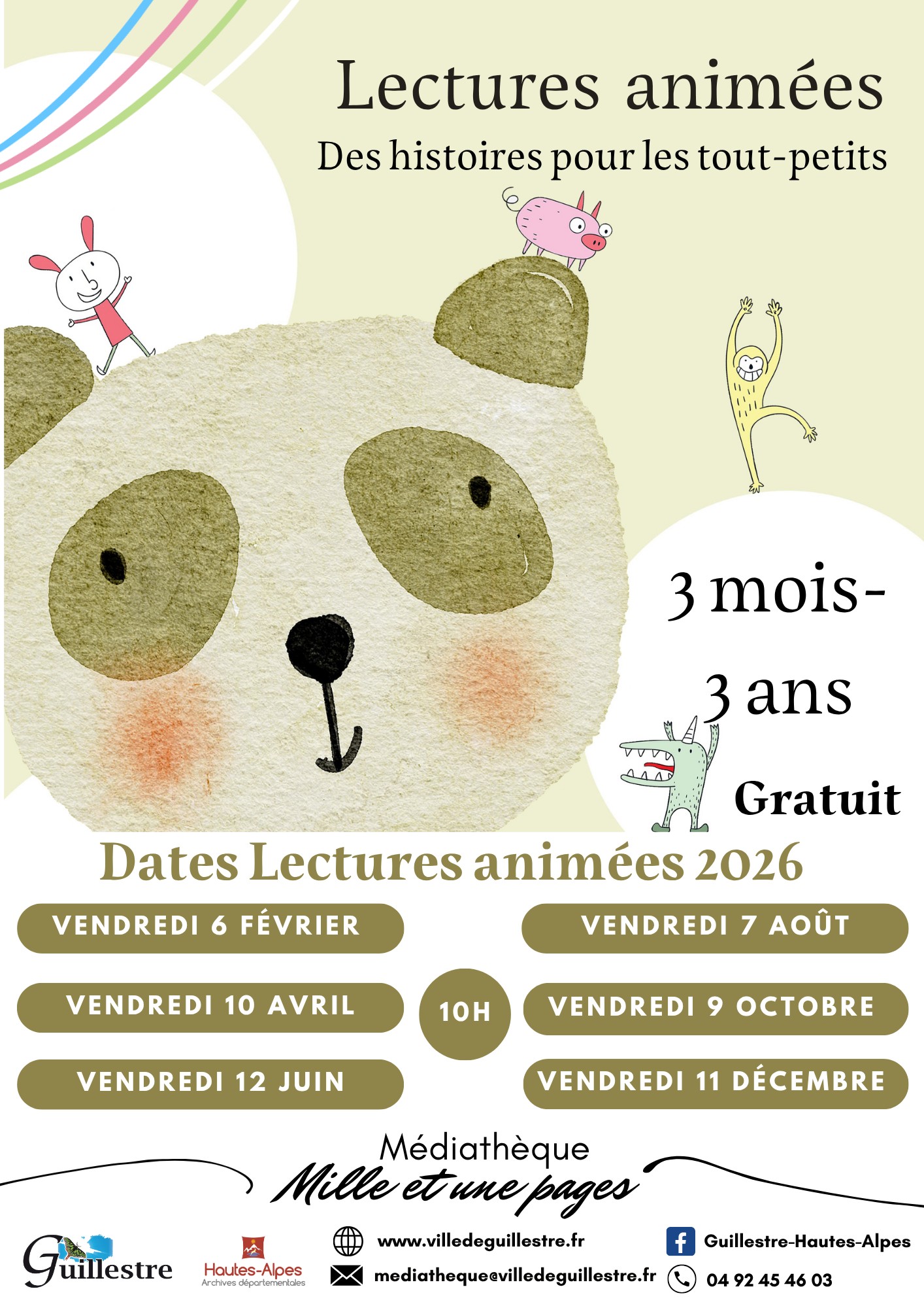 Les lectures anim�es