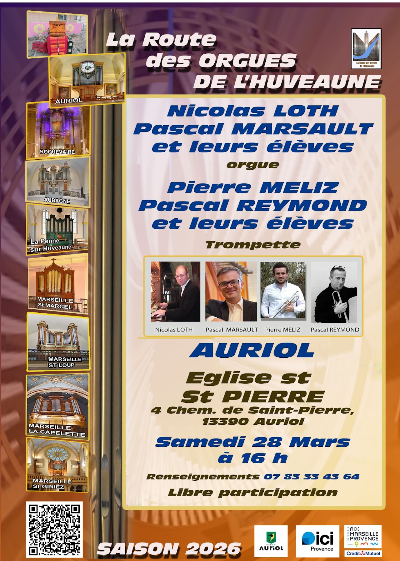 La Route des Orgues de l'Huveaune � Auriol