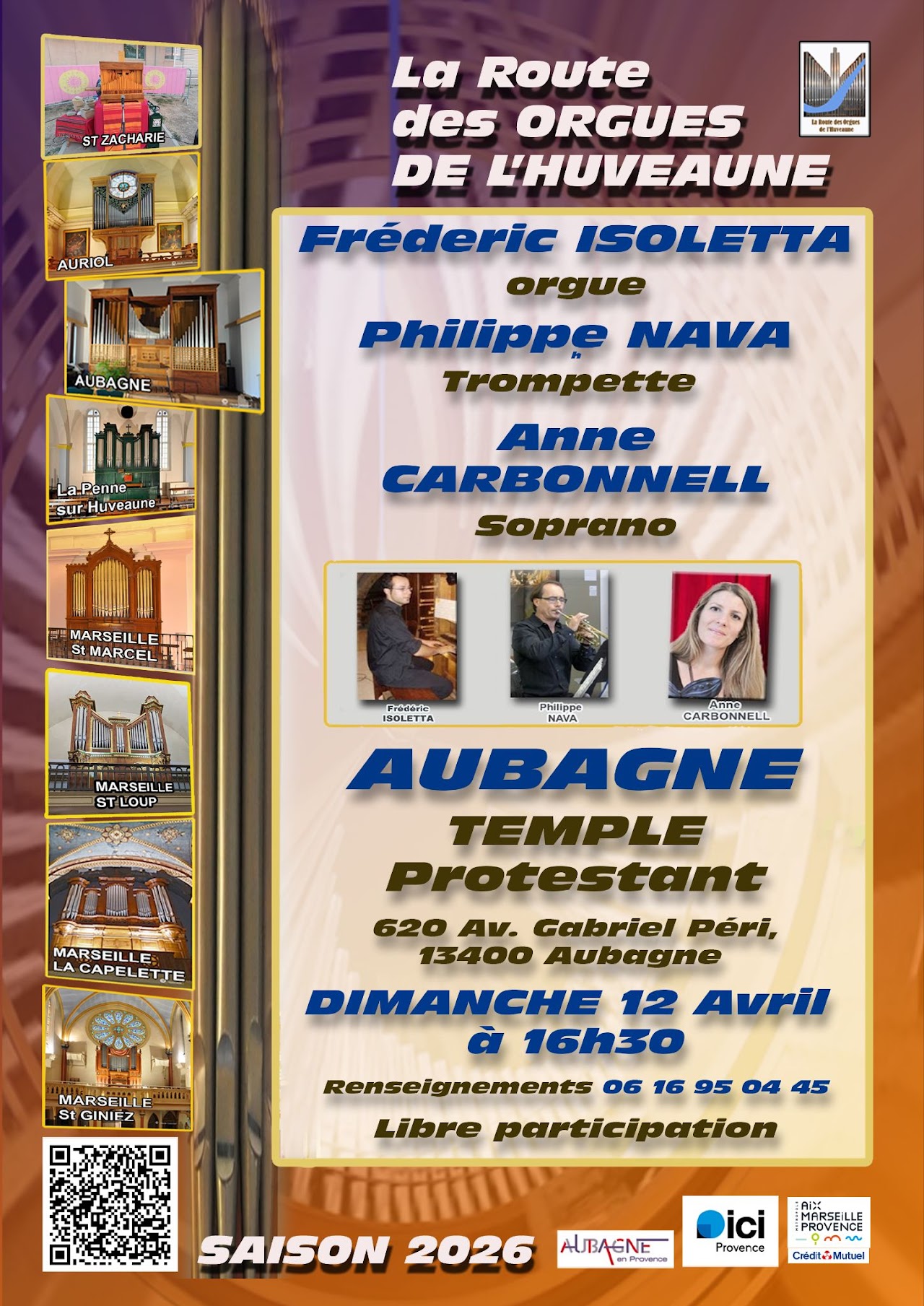 La Route des Orgues de l'Huveaune � Aubagne