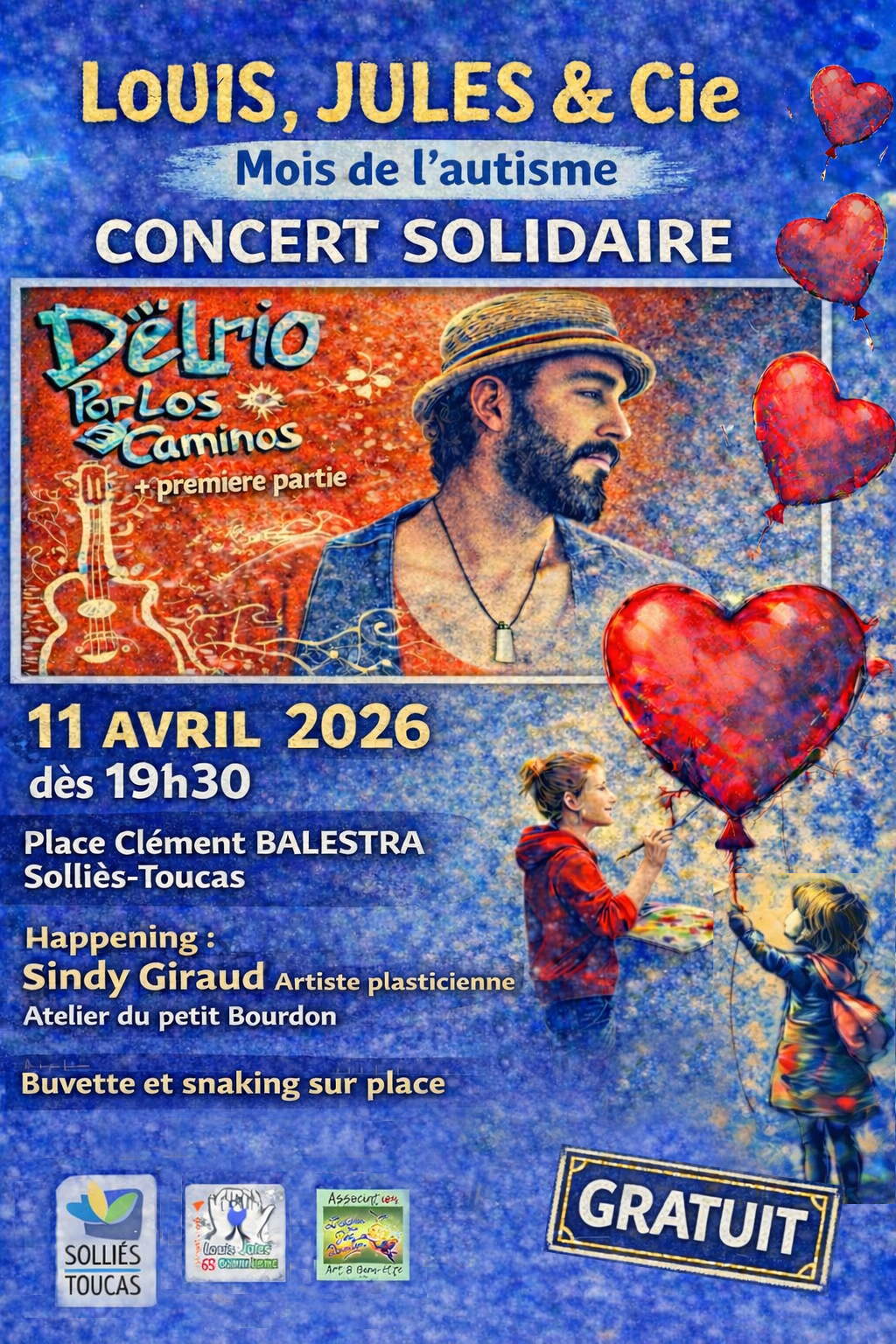 Avril Bleu - Concert solidaire