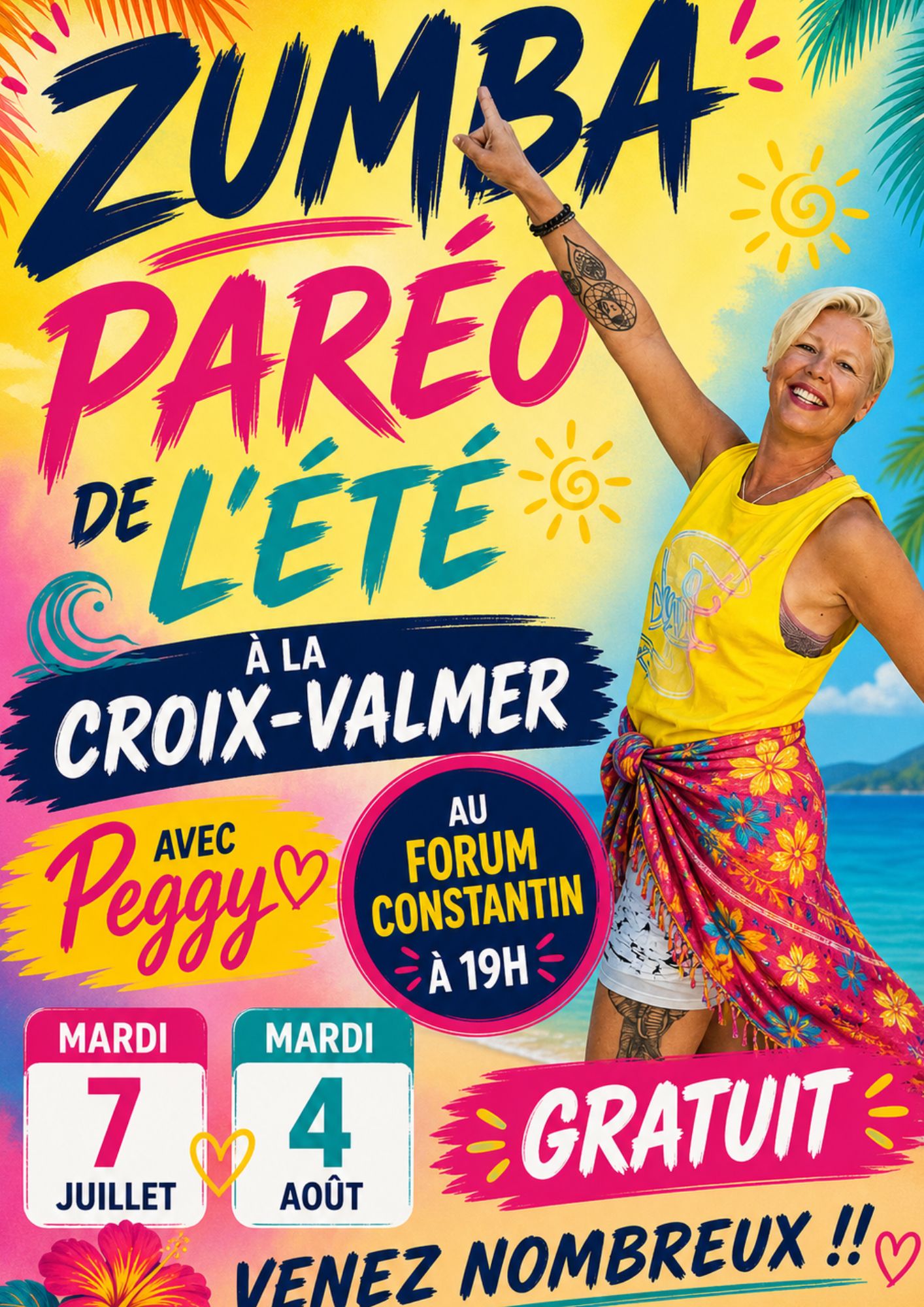 Soir�e d'�t� : Zumba Party Family avec Peggy