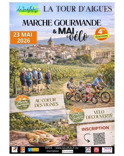 La Sud Lub  2026 - Marche, course  nature & VTT dans les vignes � La Tour d' Aigues