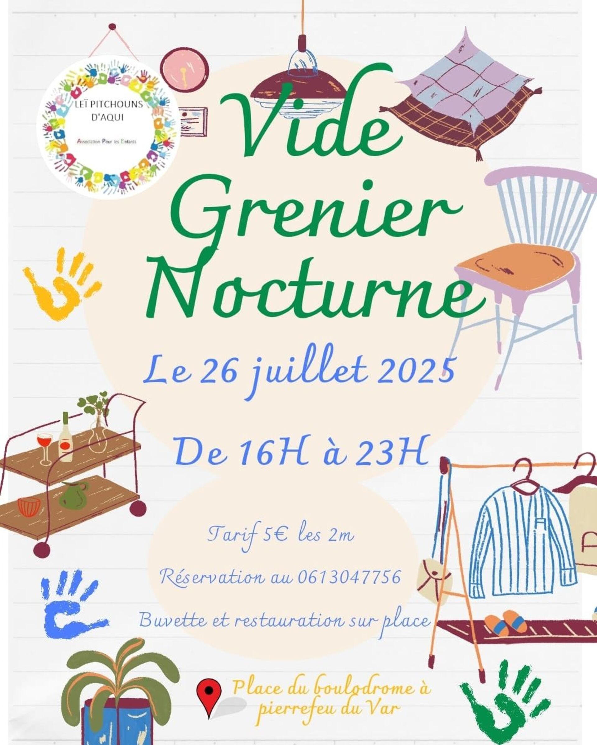 Vide-grenier noctune de Le pitchouns d'Aqui