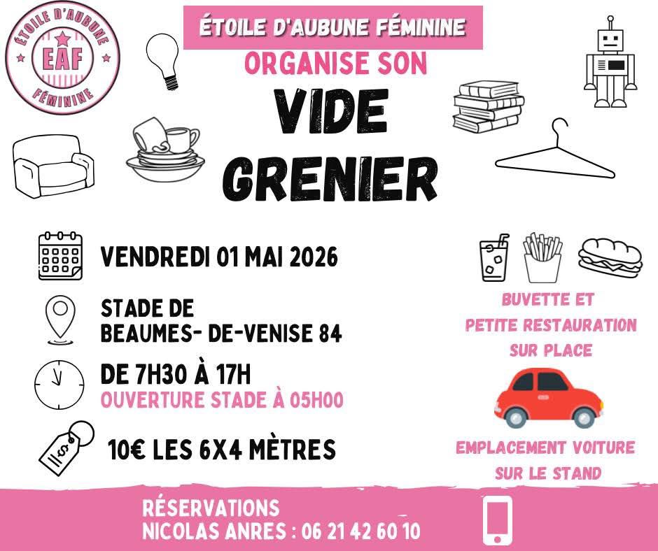Vide grenier de l'Etoile d'Aubune