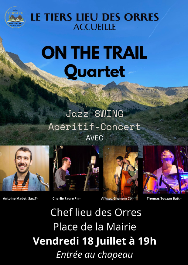 Apritif-Concert On the Trail quartet