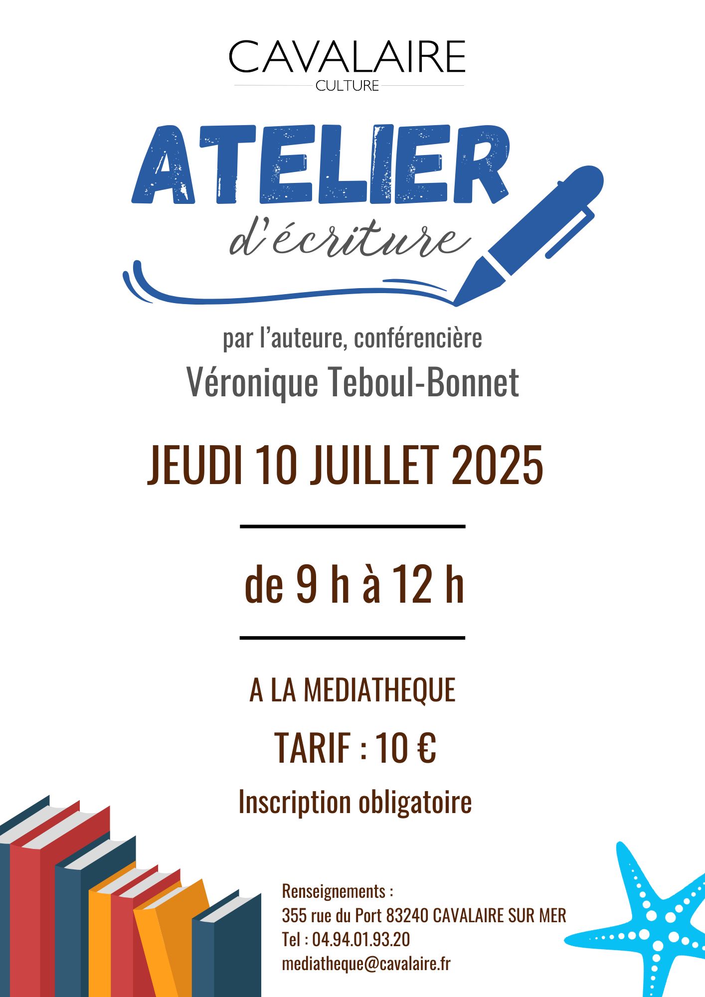 Atelier d'criture par Vronique TEBOUL-BONNET