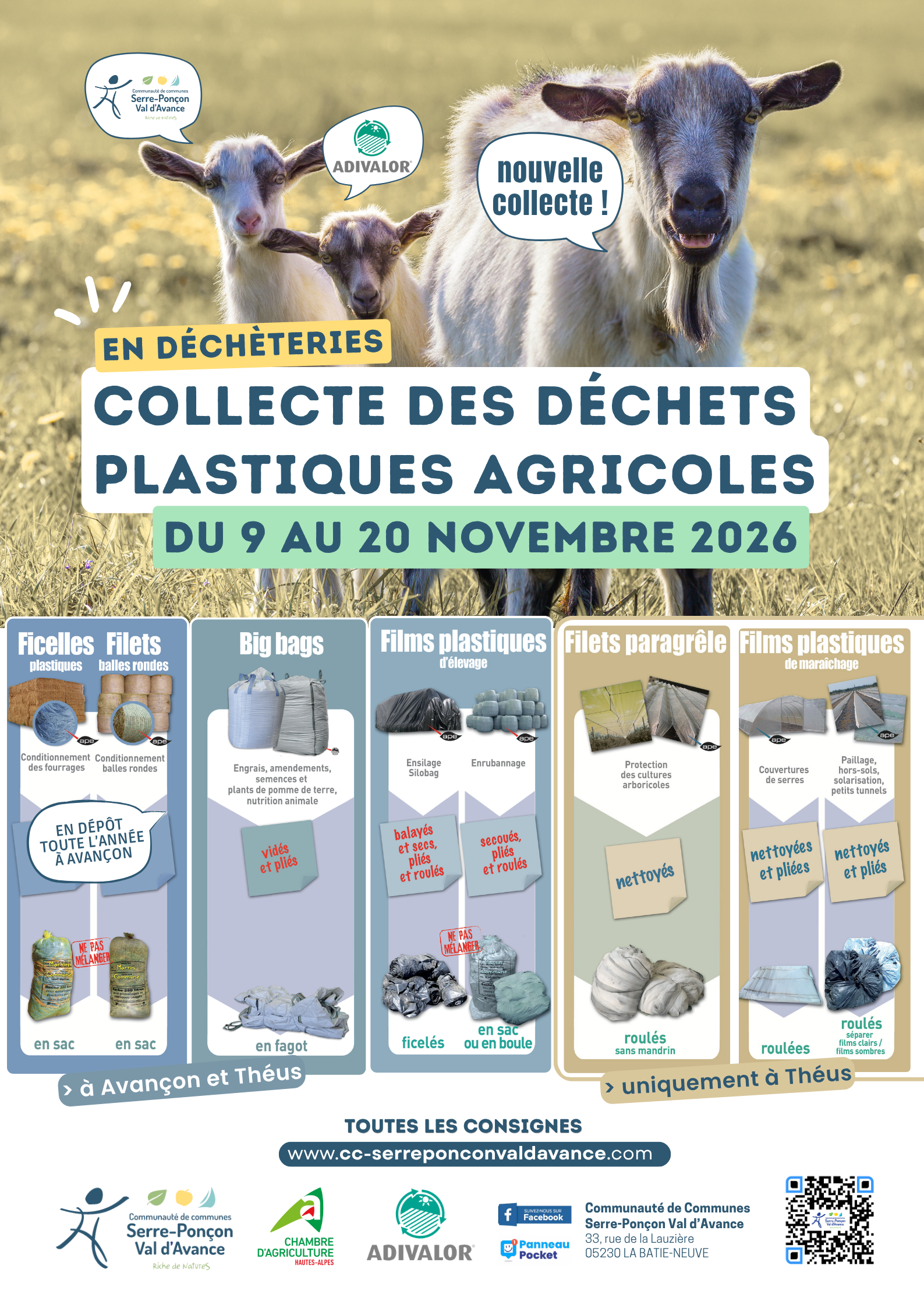 Collecte des d�chets plastiques agricoles