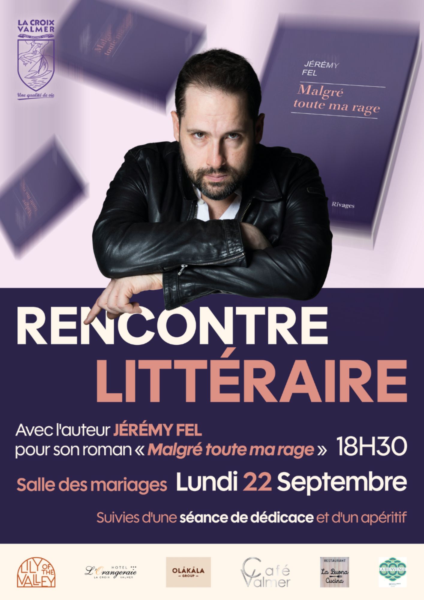 Rencontre littraire : Jrmy Fel