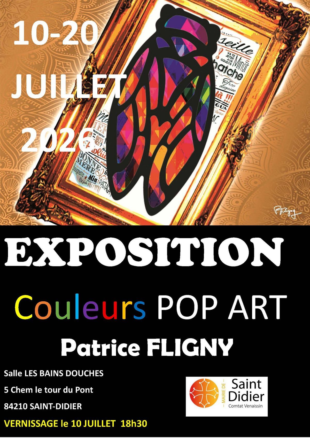 Exposition 'Couleurs pop art' de Patrice Fligny