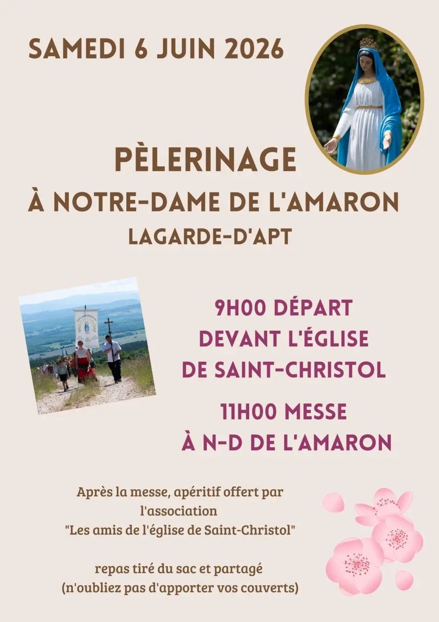 P�lerinage de Saint Christol � Notre Dame de l'Amaron