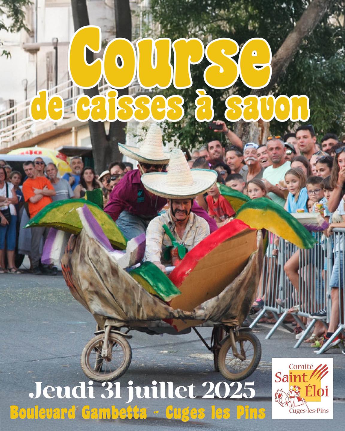 Course de caisses  savon