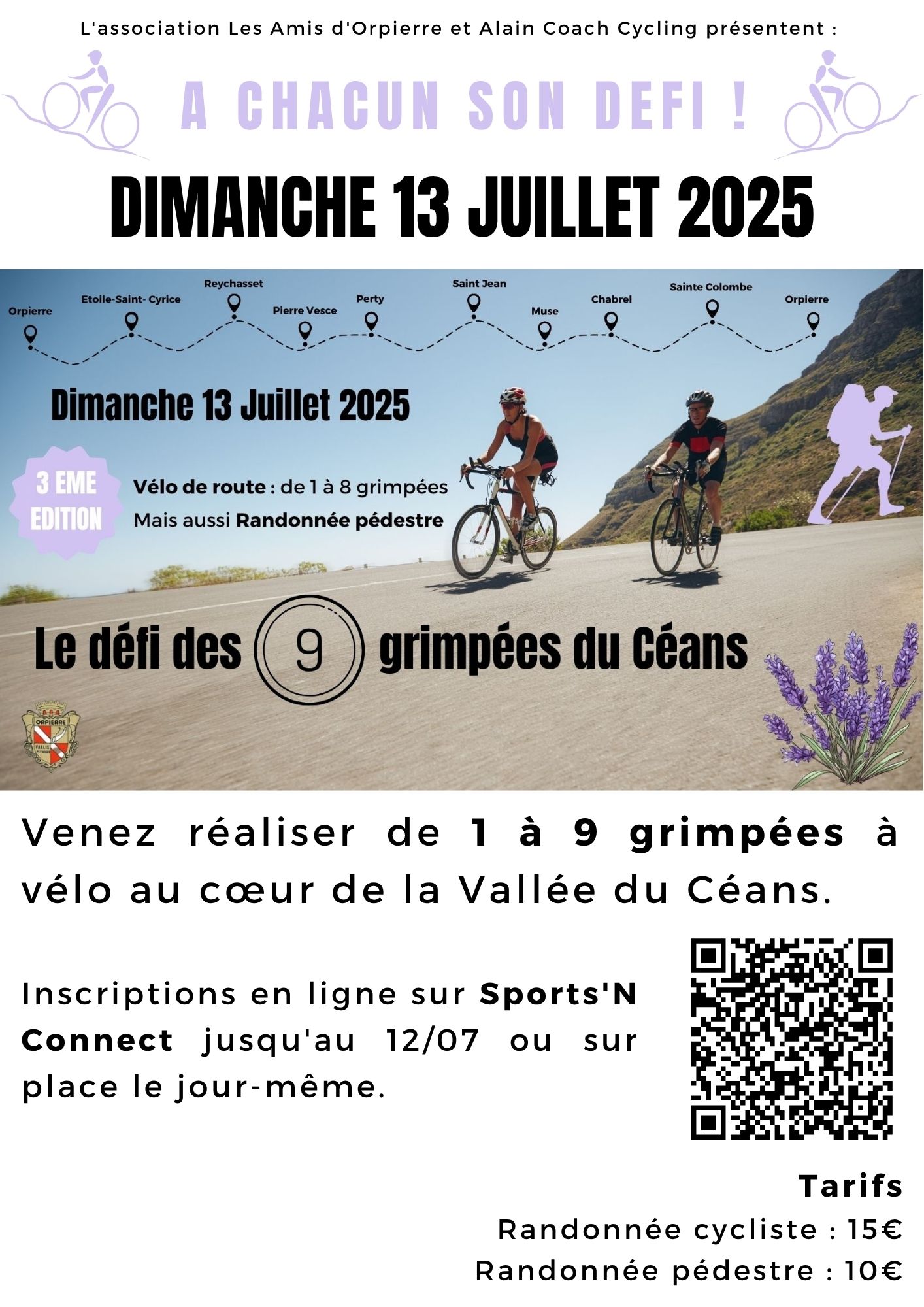 Le dfi des 9 grimpes du Cans