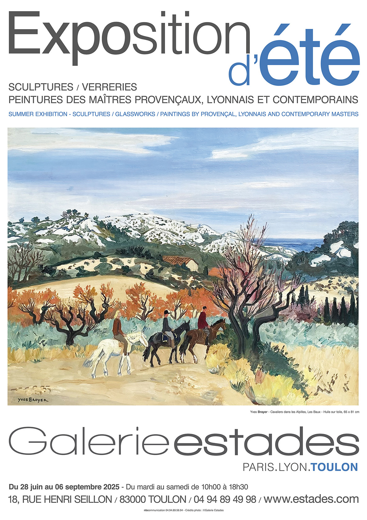 Exposition d't  la Galerie Estades