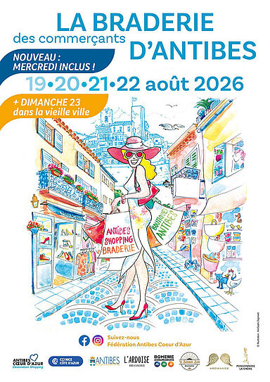 Braderie des commer�ants d'Antibes