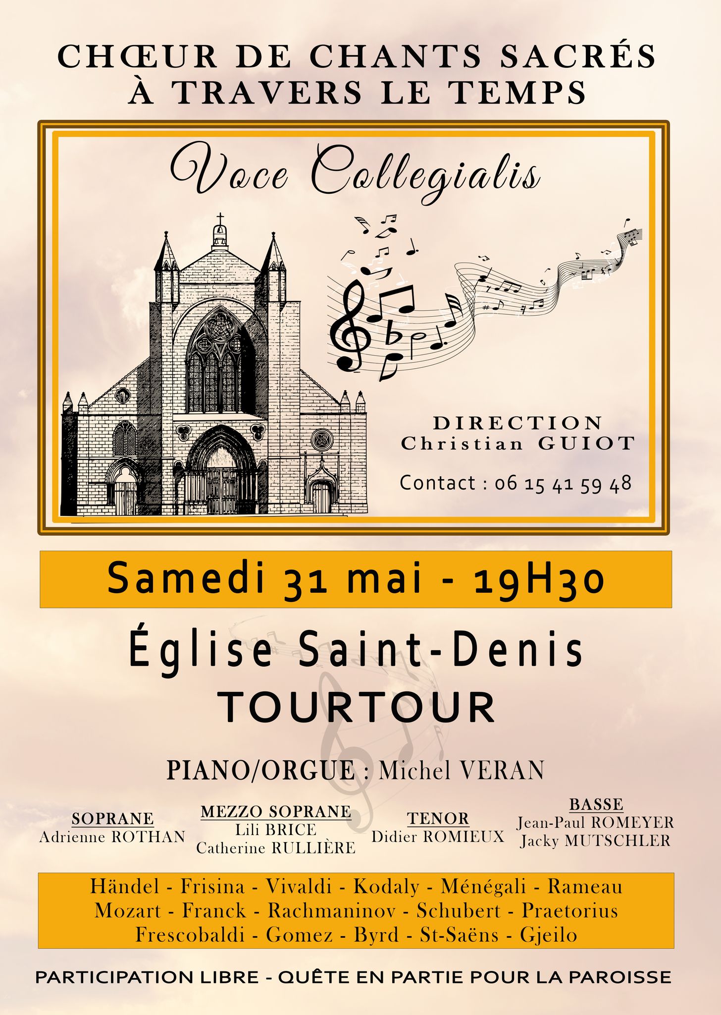 Chur de chants sacrs  travers le temps