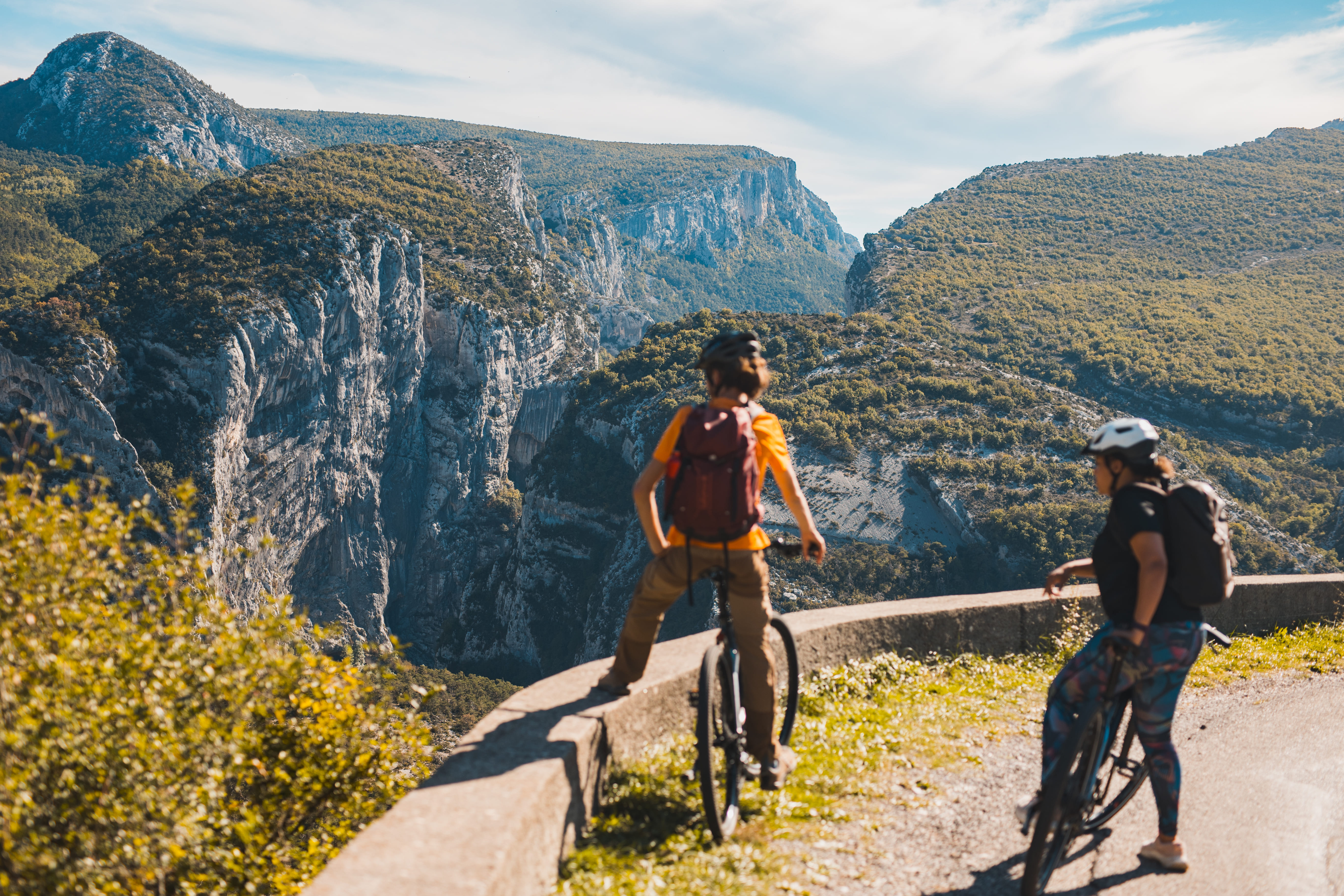 Route des Crtes, Gorges du Verdon - Cols et routes rservs aux Cyclistes