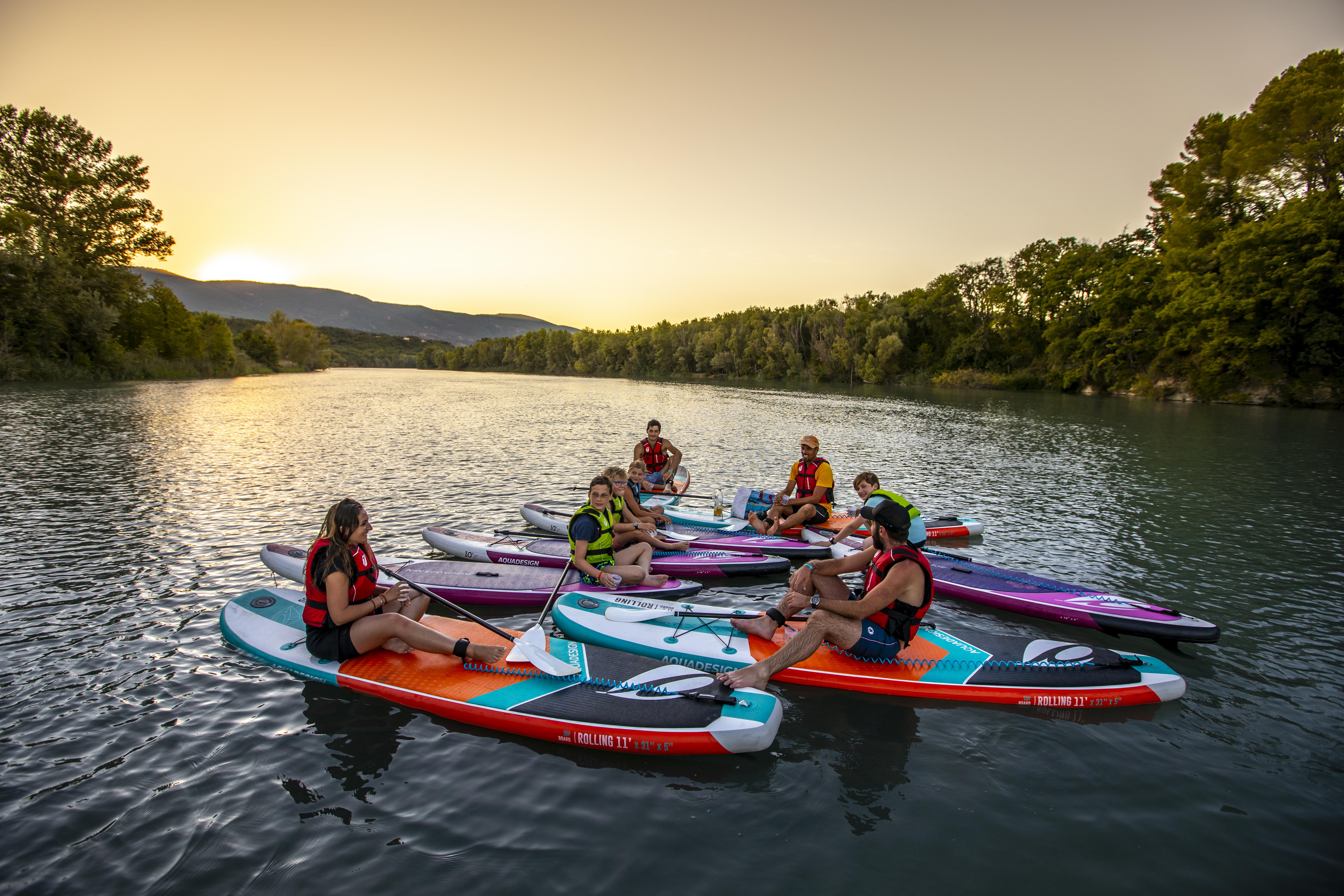 Sunset Paddle en Durance