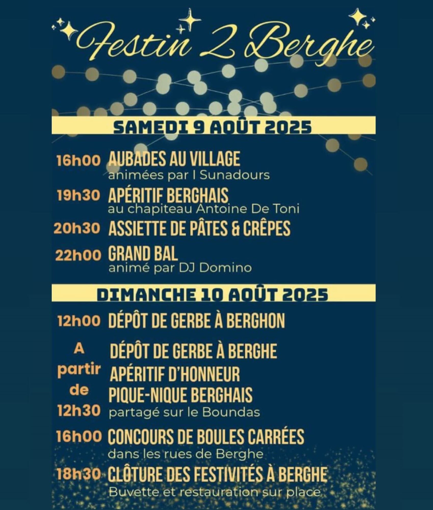 Festin de Berghe