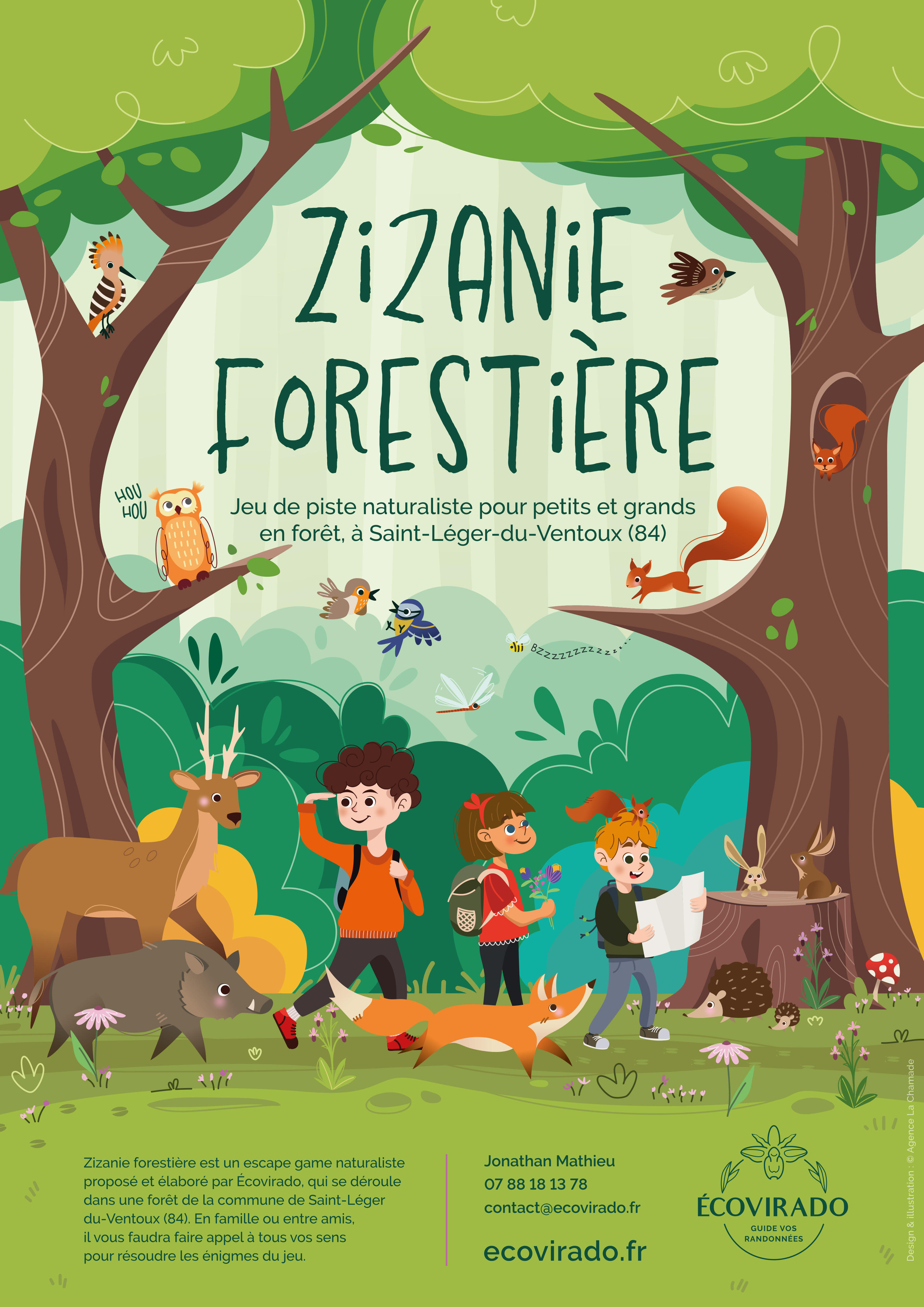 Zizanie forestire - jeu de piste naturaliste avec Ecovirado