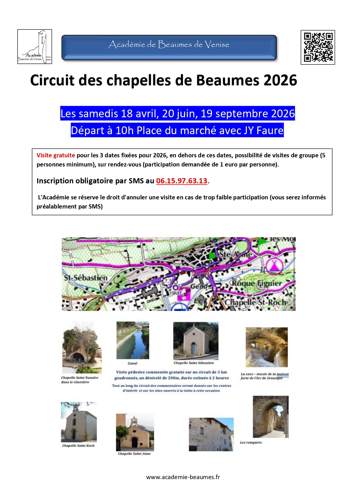Circuit des chapelles de Beaumes