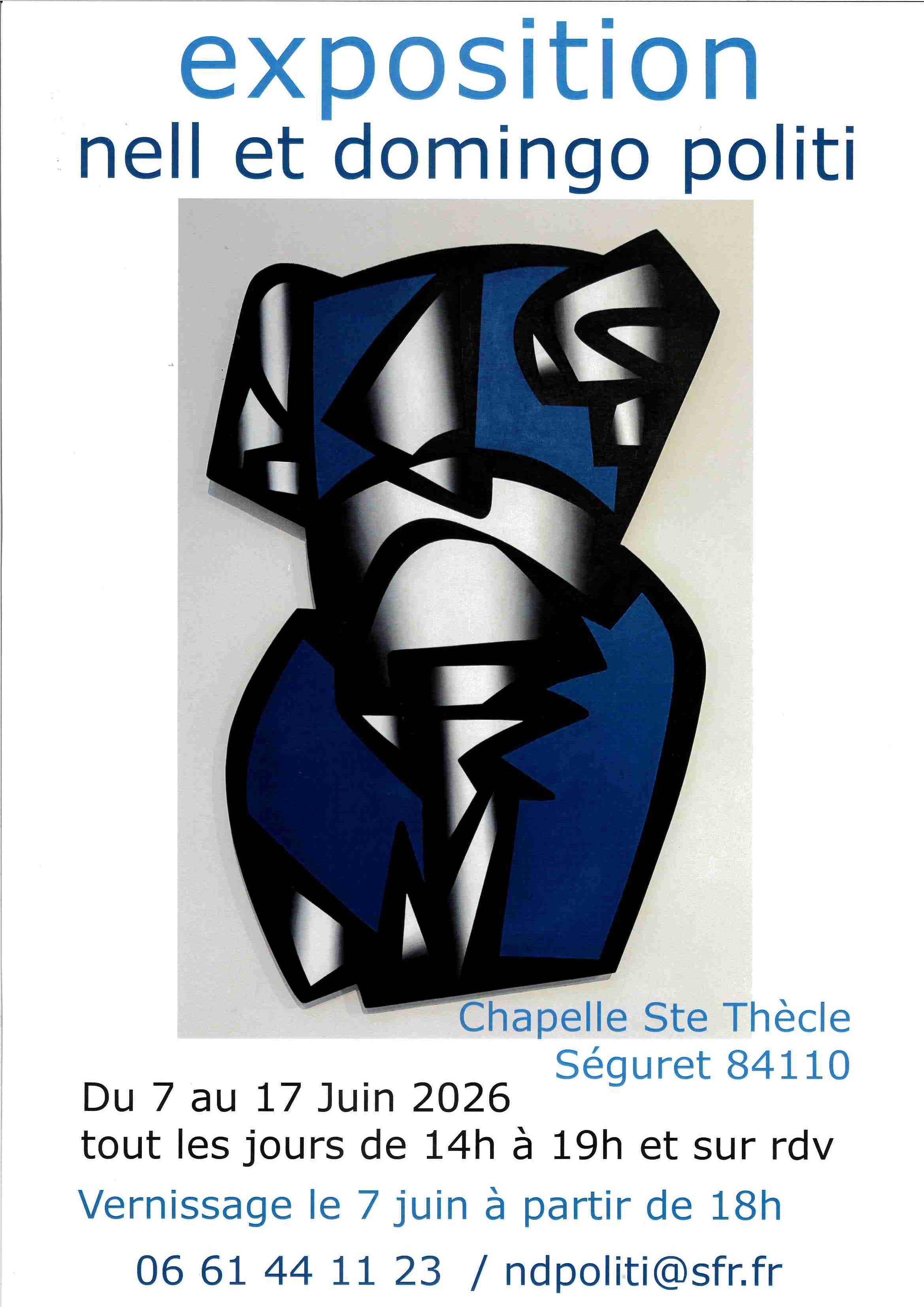 Exposition �Nell et Domingo politi