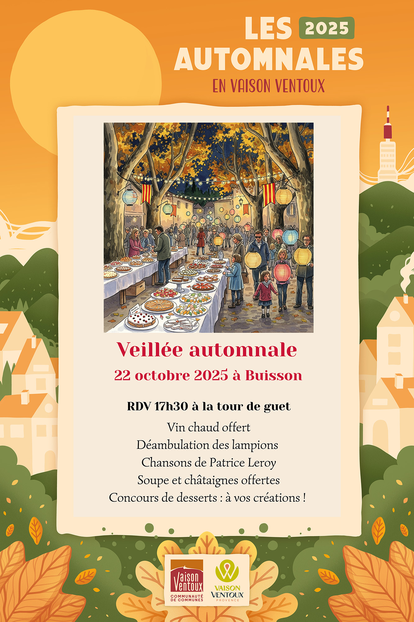 Veille automnale  Buisson - Les Automnales en Vaison Ventoux