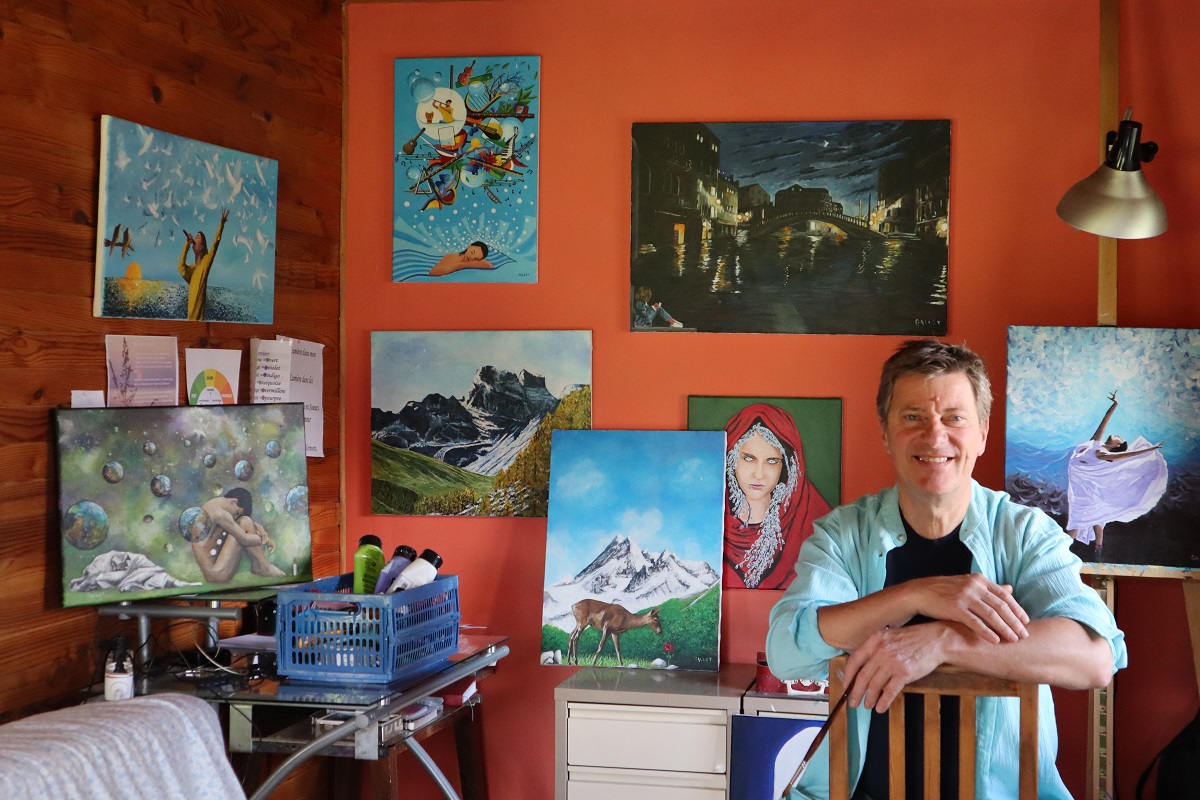 Exposition de l'artiste-peintre, Emmanuel GALLET