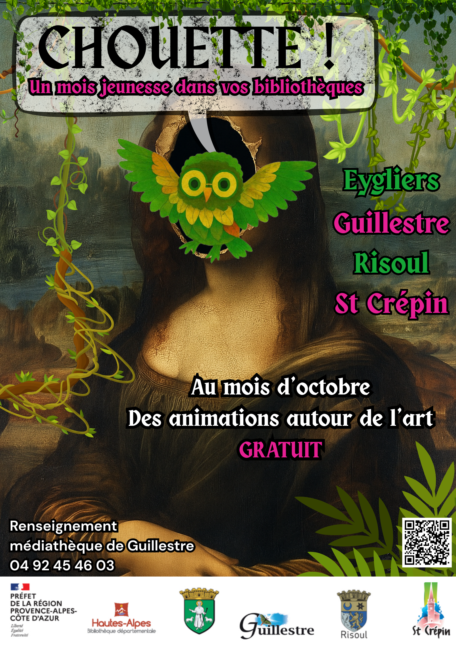 Le mois chouette  la mdiathque de Saint Crpin