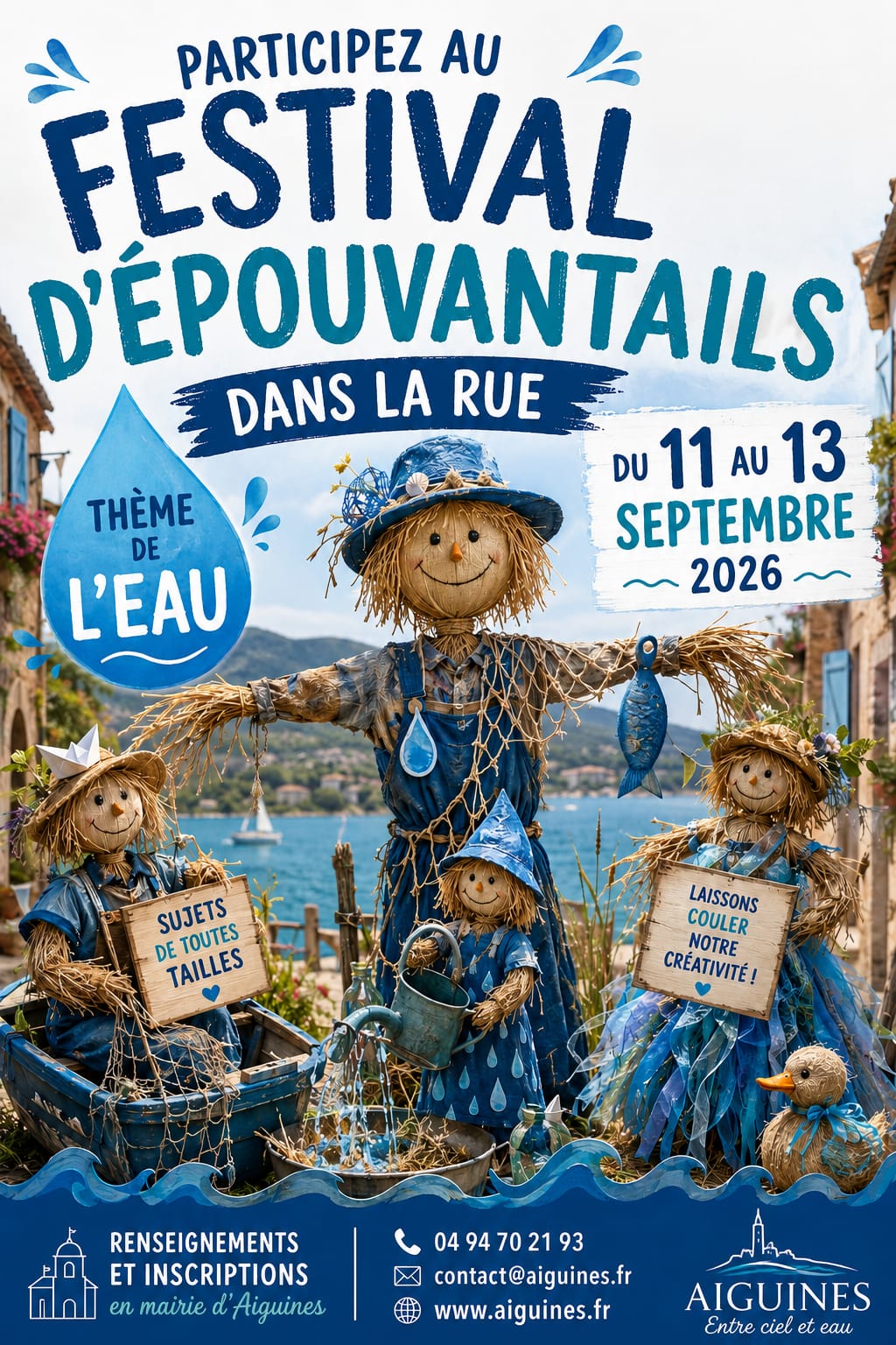 Festival d'�pouvantails dans la rue