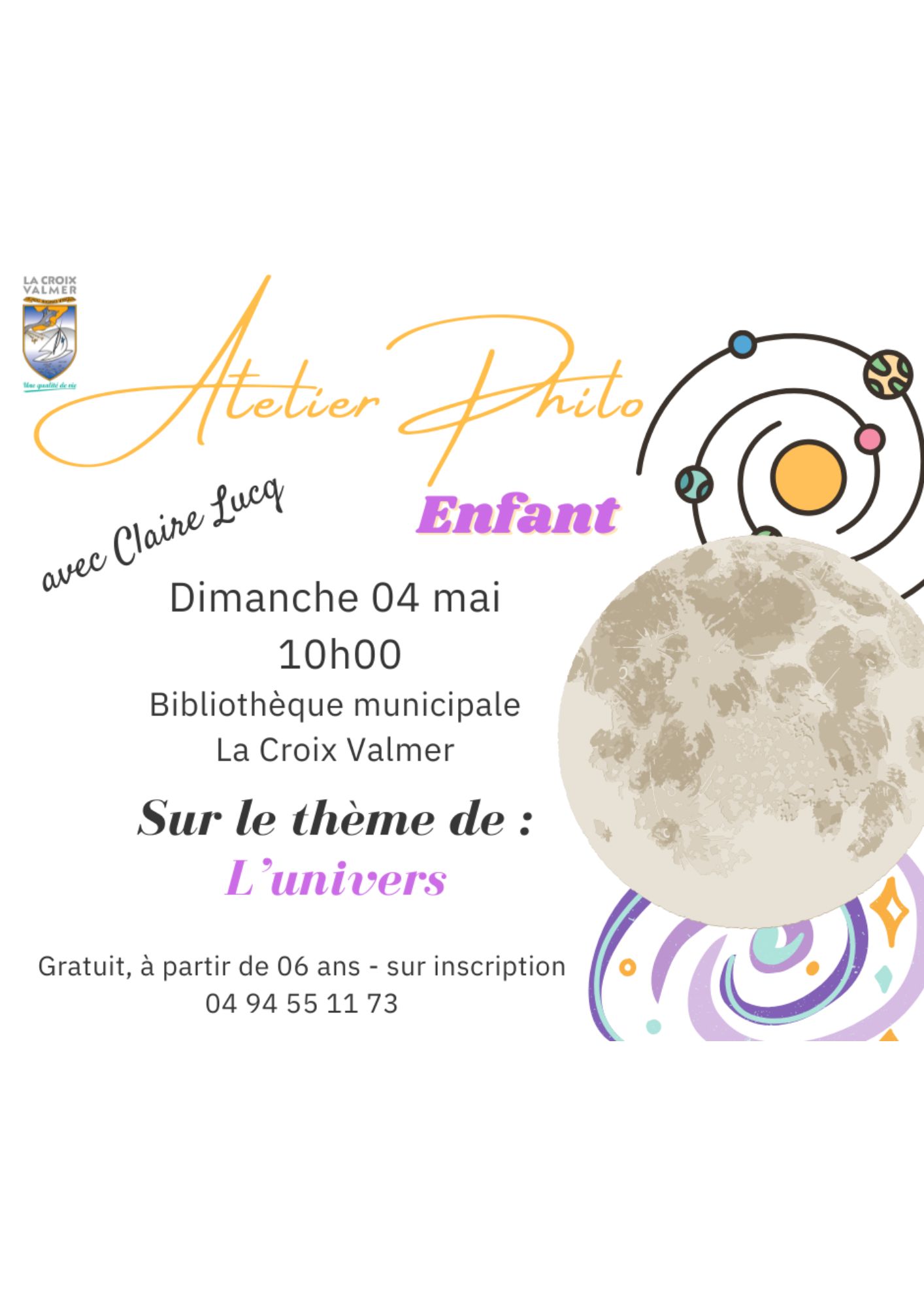 Atelier philo enfant : L'univers
