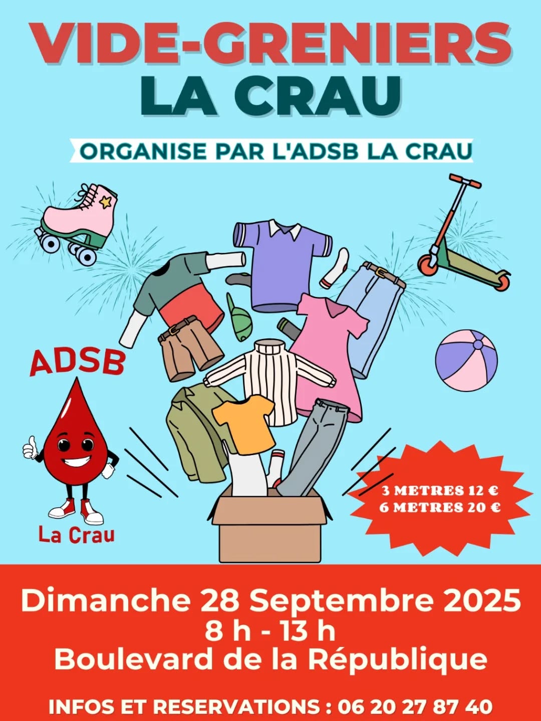 Vide grenier de L'Amicale des donneurs de Sang B�n�voles