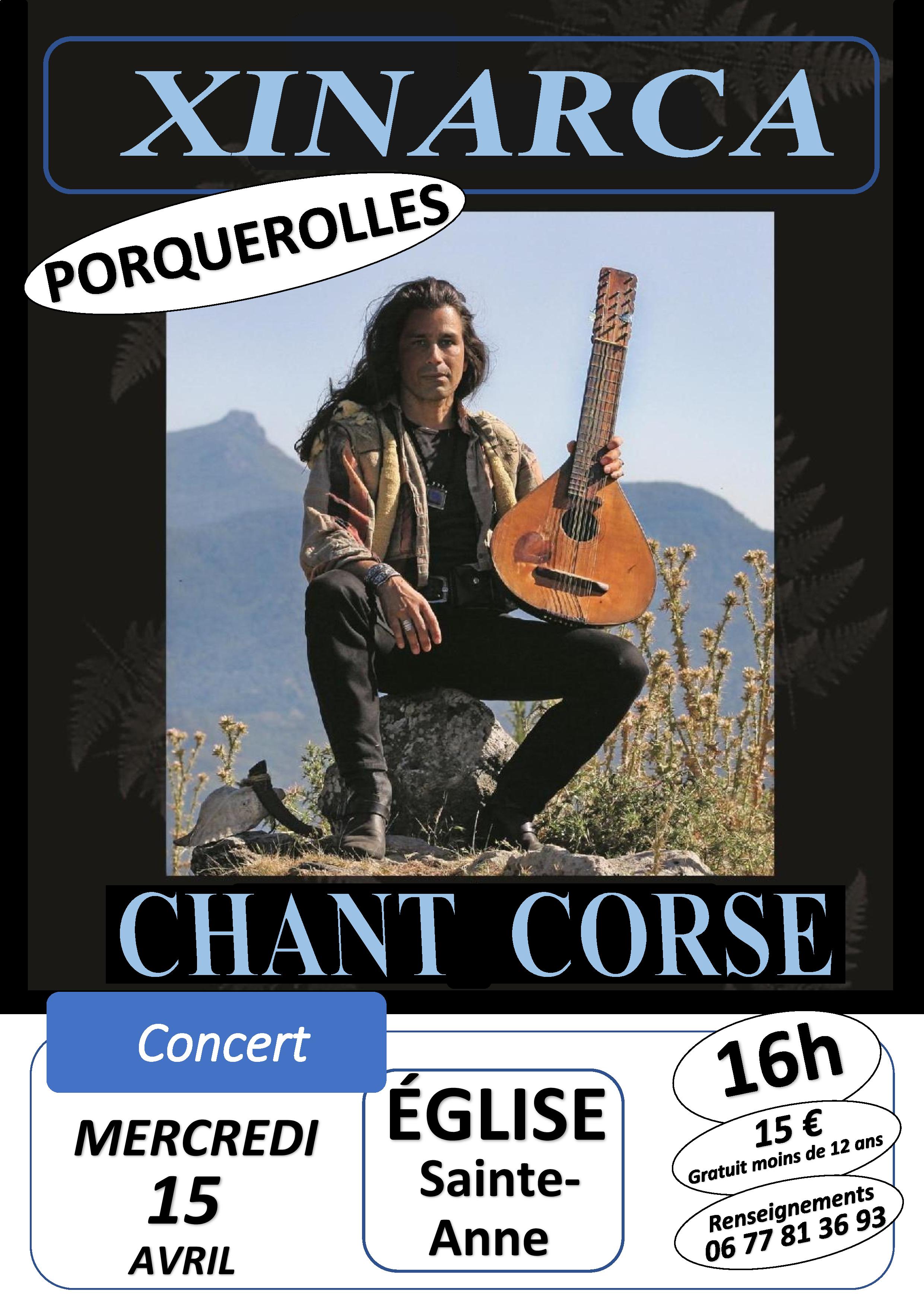 Concert Xinarca � Porquerolles