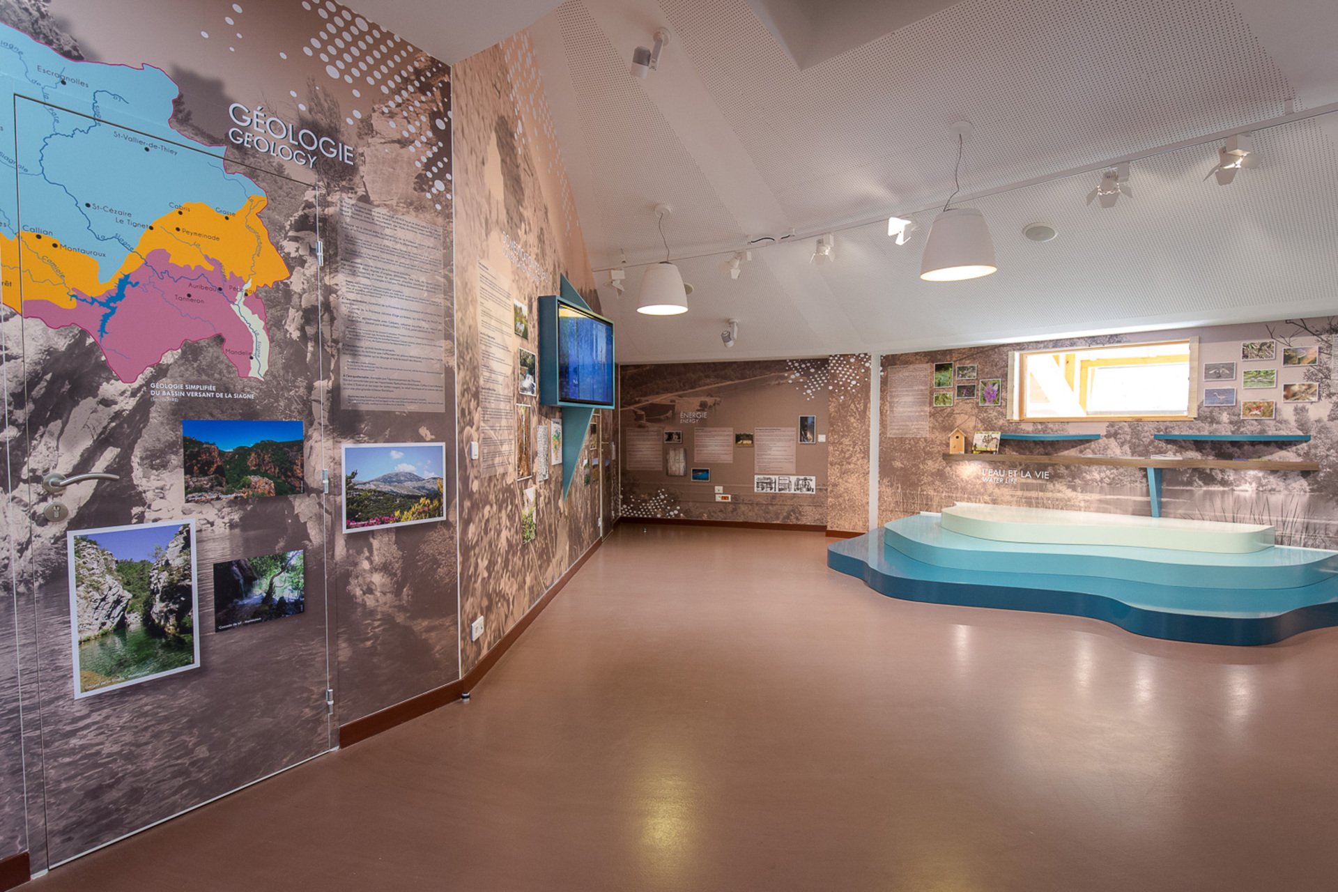 Visite commente de l'Espace Dcouverte de la Maison du Lac