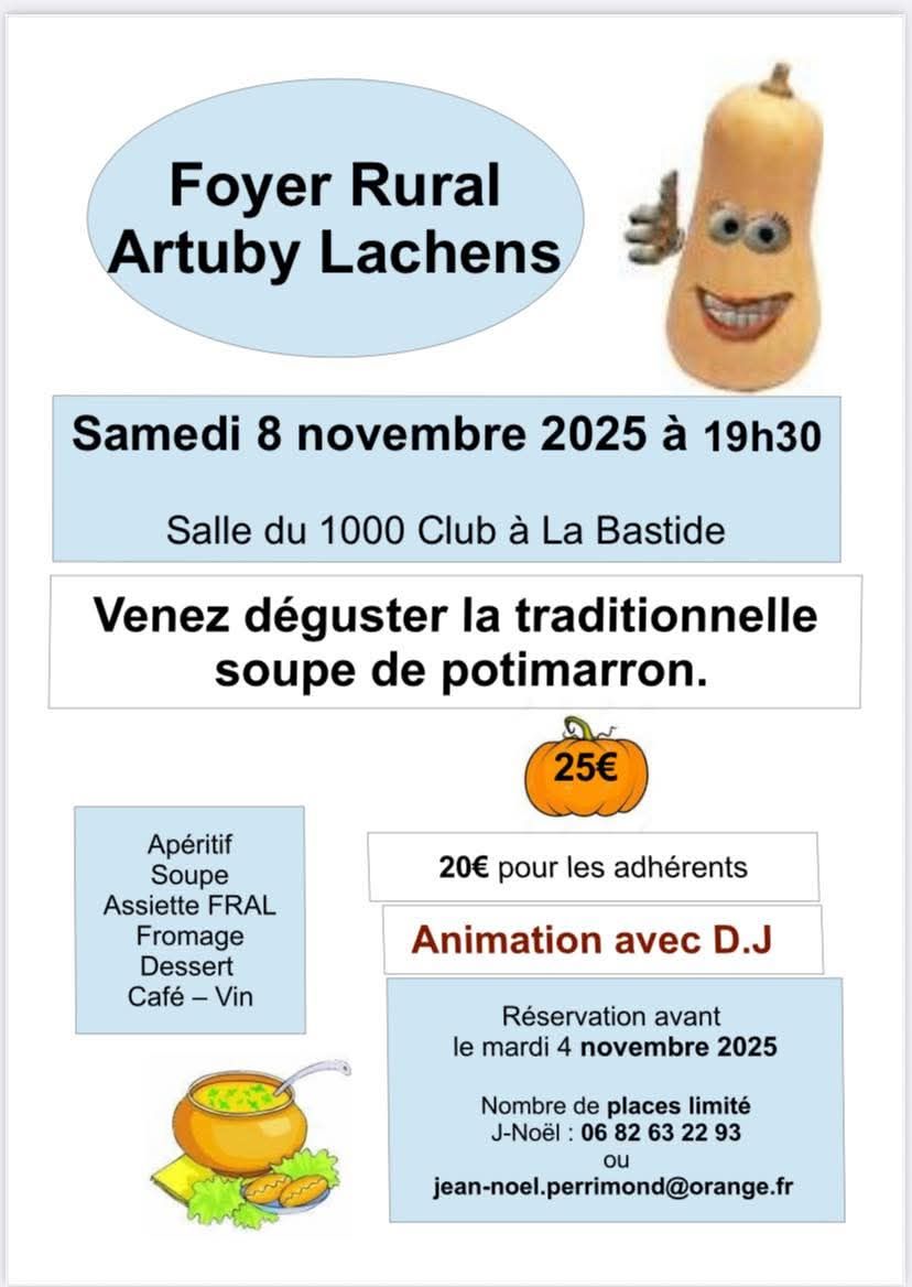 Traditionnelle soupe de potimarron