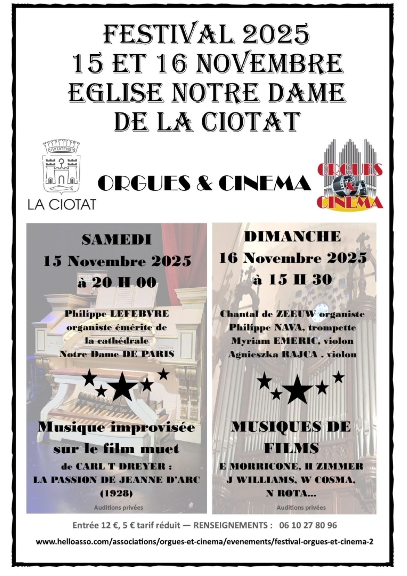 Festival Orgues & Cinma