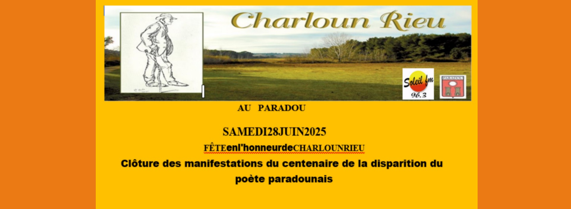 Fte en honneur de Charloun Rieu
