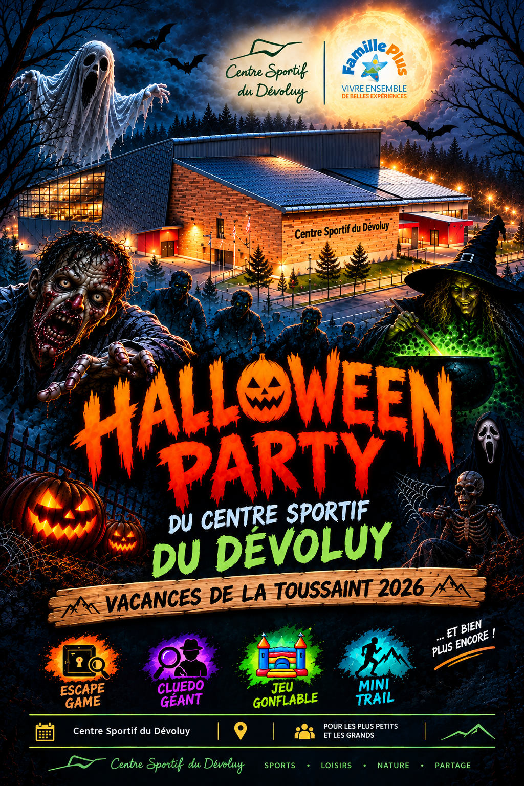 Halloween party au Centre Sportif du D�voluy