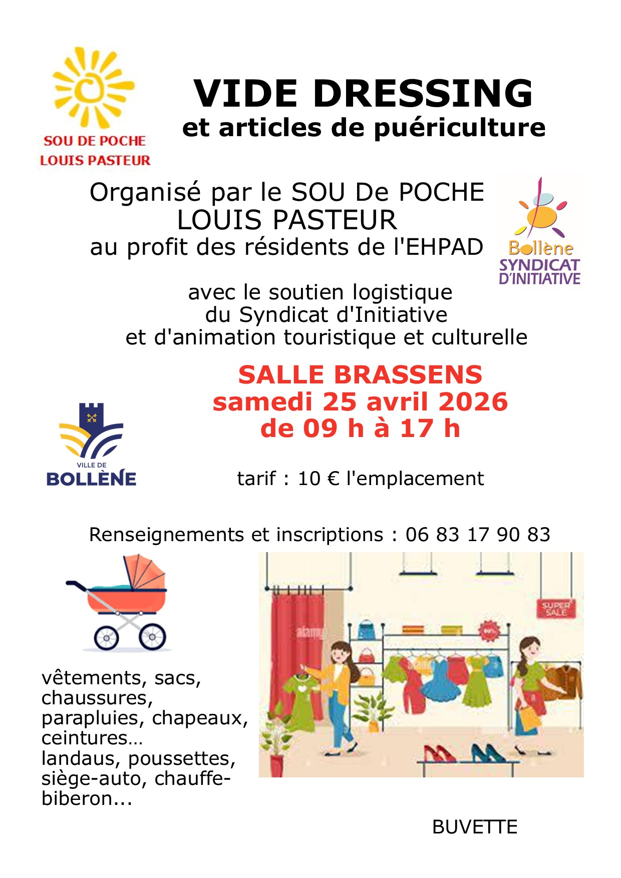 Vide dressing et articles de pu�riculture