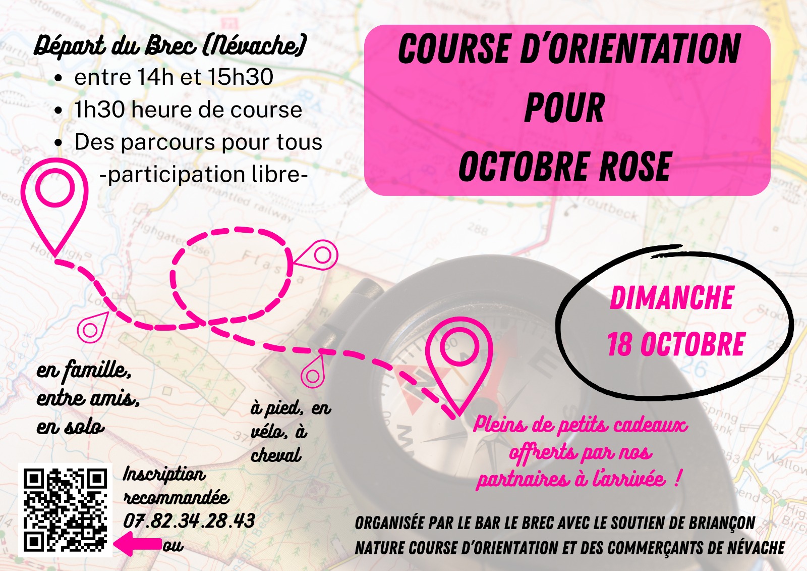 Course d'Orientation pour Octobre Rose