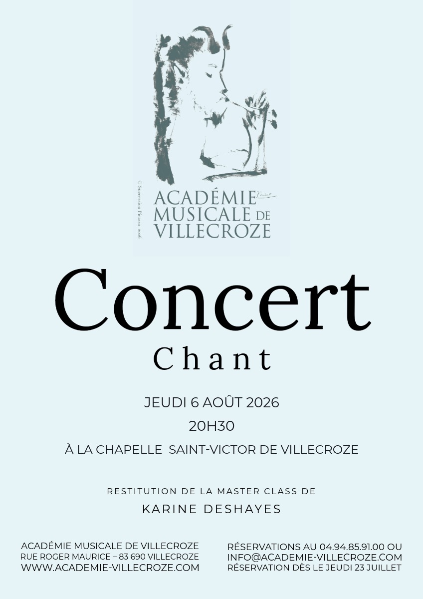 Concert de chant